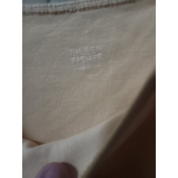 EILEEN FISHER Tank Top Large Organic Cotton Soft New Cr60 Excellent NWOT - Picture 2 of 5